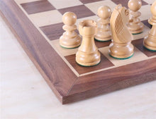 Load image into Gallery viewer, 15" Walnut Chess Set