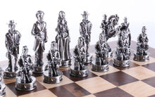 Load image into Gallery viewer, 16" Civil War - Theme Chess Set