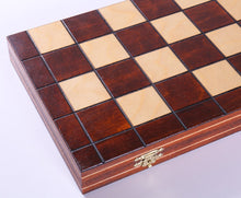 Load image into Gallery viewer, 16" Wooden Checkers Set (64 squares)