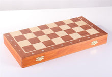 Load image into Gallery viewer, 18.5" Folding Tournament Wood Chess Set