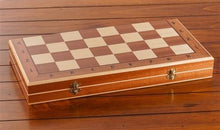 Load image into Gallery viewer, 19" Intarsy Persian Wood Chess Set