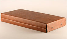 Load image into Gallery viewer, 21" Folding Chess Board and Leatherette Case in Rosewood & Maple