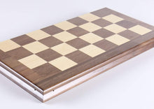 Load image into Gallery viewer, 21" Folding Hardwood Player's Chessboard - 2 1/4" Squares JLP, USA