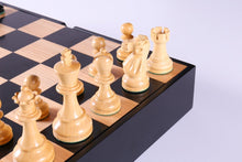 Load image into Gallery viewer, 3 1/2" Kari Wood Chess Set with Storage
