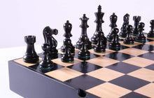 Load image into Gallery viewer, 3 1/2" Kari Wood Chess Set with Storage