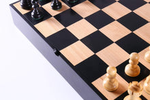 Load image into Gallery viewer, 3 1/2" Kari Wood Chess Set with Storage