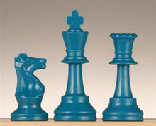Load image into Gallery viewer, 3 3/4" Colored Chess Pieces - Set of 17 Pieces
