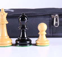 Load image into Gallery viewer, 3 5/8" Ultimate Style Wooden Chess Pieces - Ebonized
