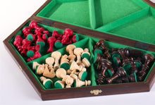 Load image into Gallery viewer, 3 Player Large Wood Chess Set