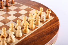 Load image into Gallery viewer, 7" Magnetic Wood Folding Chess Set