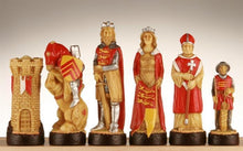 Load image into Gallery viewer, Battle of Bannockburn Handpainted Chess Pieces - SAC