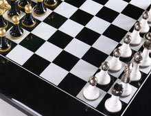 Load image into Gallery viewer, Black & White Wood And Metal Set