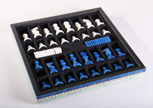 Load image into Gallery viewer, Blue & White Alabaster Inlaid Chest
