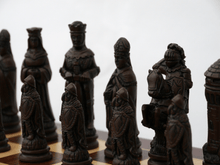 Load image into Gallery viewer, Camelot Chess Pieces by Berkeley - Russet Brown