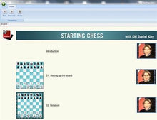 Load image into Gallery viewer, ChessBase Tutorials Starting Chess - King