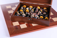 Load image into Gallery viewer, Civil War Chess Set with Storage