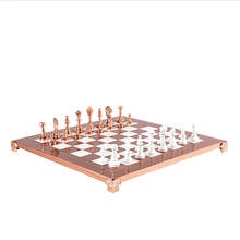 Load image into Gallery viewer, Copper Staunton Chess Set - 11"