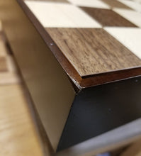 Load image into Gallery viewer, DEAL ITEM: 16.25" Walnut and Maple Veneer Chest
