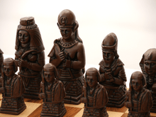 Load image into Gallery viewer, Egyptian Chess Pieces by Berkeley - Russet Brown