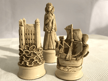 Load image into Gallery viewer, Elizabethan Chess Pieces by Berkeley - Cardinal Red
