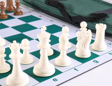 Load image into Gallery viewer, Emisario Deluxe Tournament Chess Set Combo - White & Brown