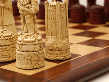 Load image into Gallery viewer, English Chess Pieces by Berkeley - Cardinal Red