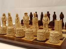 Load image into Gallery viewer, English Chess Pieces by Berkeley - Cardinal Red