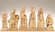 Load image into Gallery viewer, House of Hauteville Chessmen - Antique White and Black Marble Resin