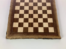 Load image into Gallery viewer, JLP Natural Edge Hardwood Chessboard #20