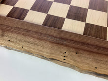 Load image into Gallery viewer, JLP Natural Edge Hardwood Chessboard #21