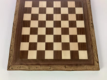 Load image into Gallery viewer, JLP Natural Edge Hardwood Chessboard #22