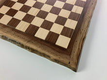 Load image into Gallery viewer, JLP Natural Edge Hardwood Chessboard #23