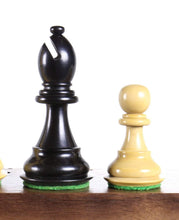 Load image into Gallery viewer, King's Bridal 3.75" Ebonized Chess Pieces