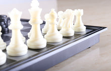 Load image into Gallery viewer, Magnetic Folding Travel Chess & Checker Set - Small