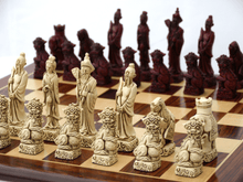 Load image into Gallery viewer, Mandarin Chess Pieces by Berkeley - Cardinal Red