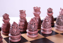 Load image into Gallery viewer, Medieval Chess & Checkers Set