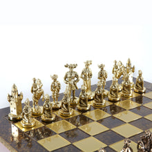 Load image into Gallery viewer, Medieval Knights Chess Set - 17"