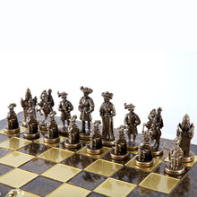 Load image into Gallery viewer, Medieval Knights Chess Set - 17"