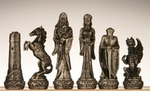 Load image into Gallery viewer, Pewter Fantasy Chessmen