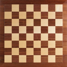 Load image into Gallery viewer, Raised Edge Style 21" Hardwood Player's Chessboard 2.25" Squares JLP, USA