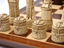 Load image into Gallery viewer, Scottish Chess Pieces by Berkeley - Cardinal Red