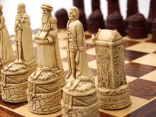 Load image into Gallery viewer, Scottish Chess Pieces by Berkeley - Cardinal Red