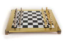 Load image into Gallery viewer, Staunton Chess Set - Gold and Silver - 11"