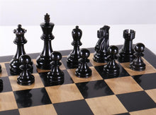 Load image into Gallery viewer, Staunton Ebony Chess Set - 19"