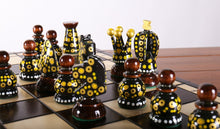 Load image into Gallery viewer, Sydney Gruber Painted 17" Large Kings Chess Set #1
