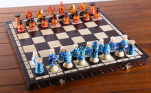 Load image into Gallery viewer, Sydney Gruber Painted 17" Large Kings Chess Set #2