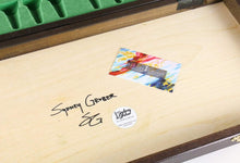 Load image into Gallery viewer, Sydney Gruber Painted Bronze & Black India Chess Set