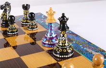Load image into Gallery viewer, Sydney Gruber's Painted Chess Set - Polgar Design