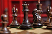 Load image into Gallery viewer, The Library Collector Series Chess Set and Board Combination - Rosewood