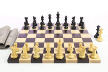 Load image into Gallery viewer, the STACK Chessboard - Tournament Edition in Wenge and Maple